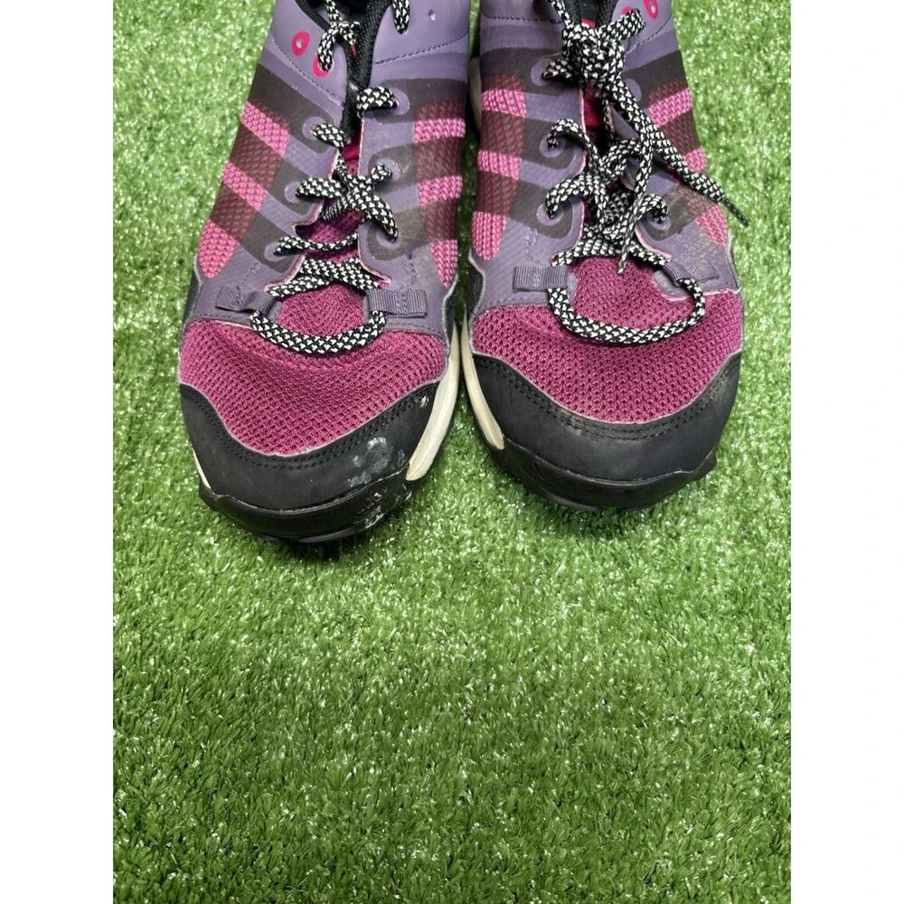 Womens ADIDAS Kanadia TR7 AQ4813 Purple Pink Black Trail Outdoor Shoes Size 9.5